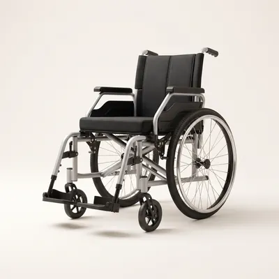 A manual wheelchair &mdash; cleaned by Wheely Clean Mobility in Perth.